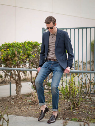 polo shirt with loafers