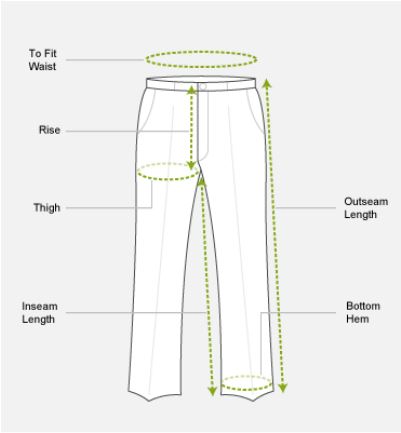 Jeggings Size Chart