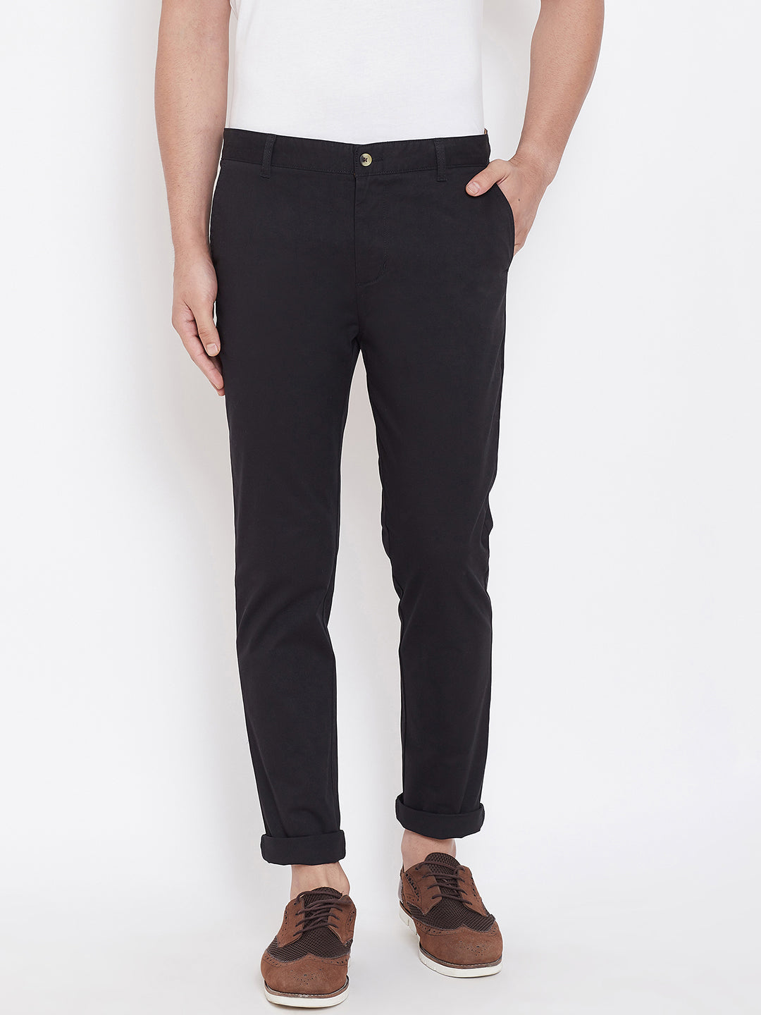 Black Stretch Chinos Czech Republic, SAVE 49% 