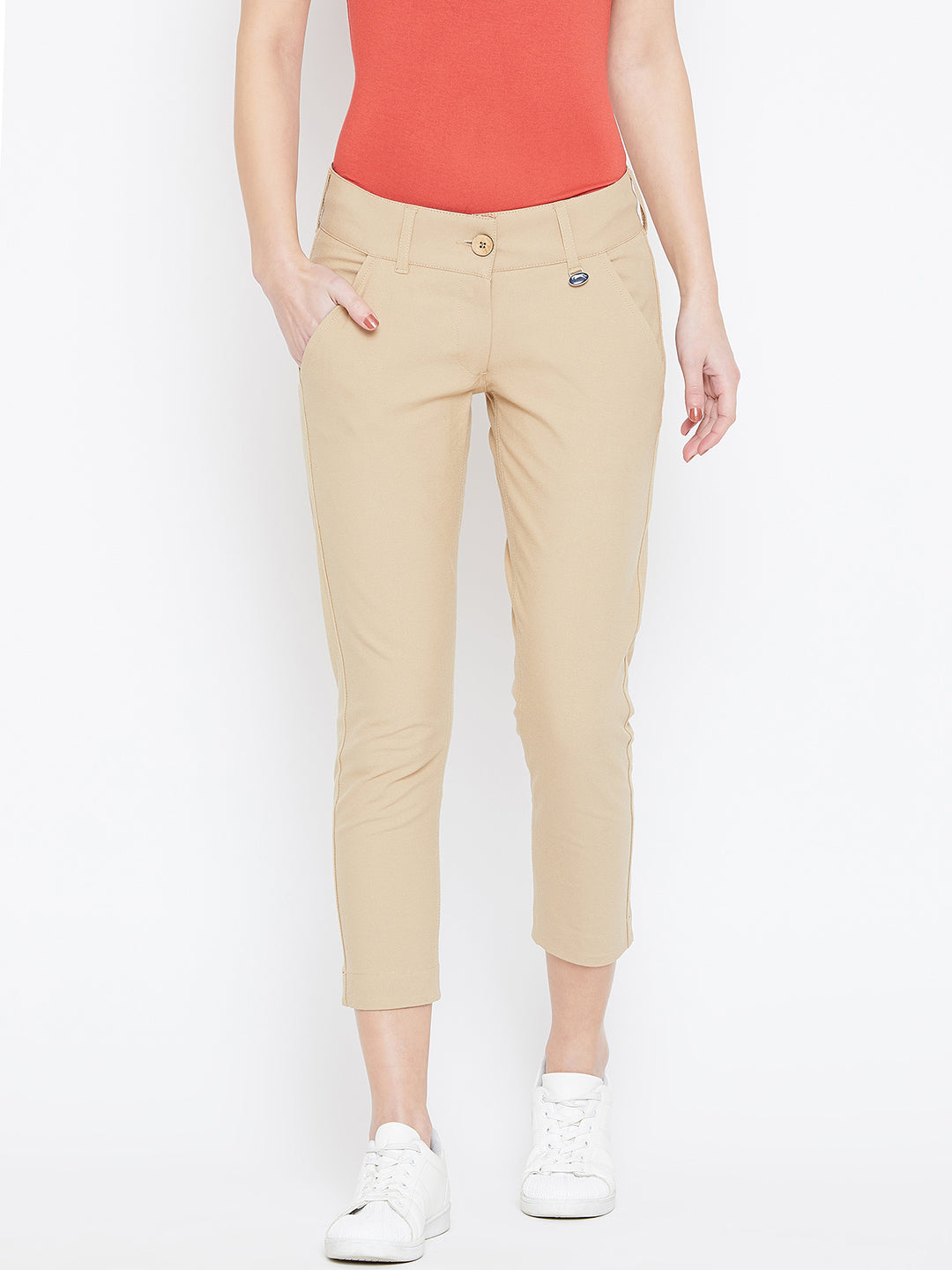 skinny fit trousers ladies