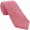 Michelsons of London Red Plain Cotton Tie