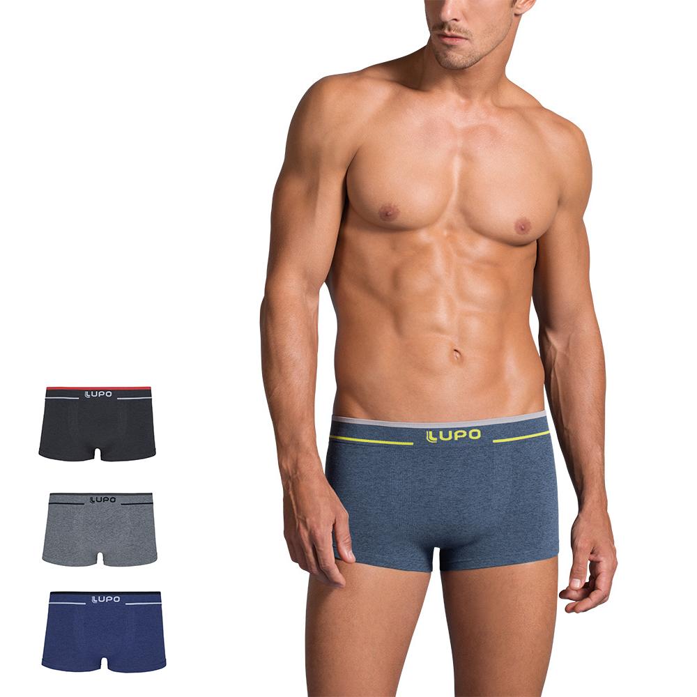 

SUNGA Seamless Boxer for Men by Lupo -  Nautical Blue