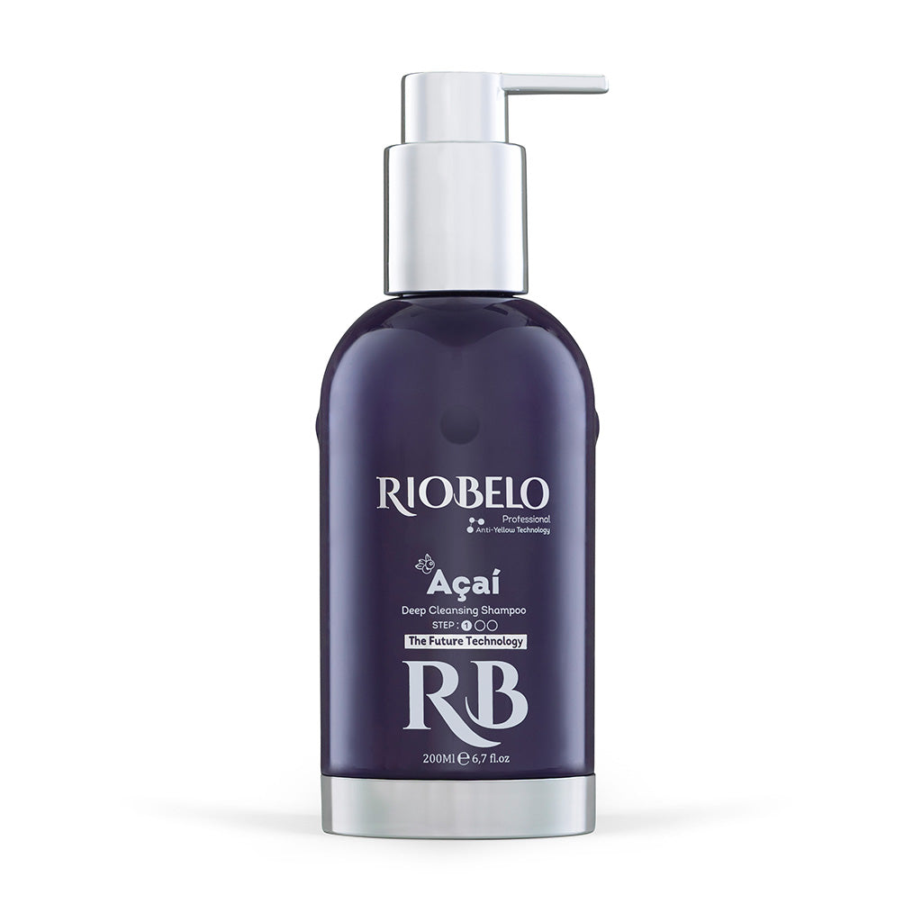 

Step 1 Deep Cleansing Shampoo by RIOBELO- Acai FOR Blond/DYED HAIR - 200ML