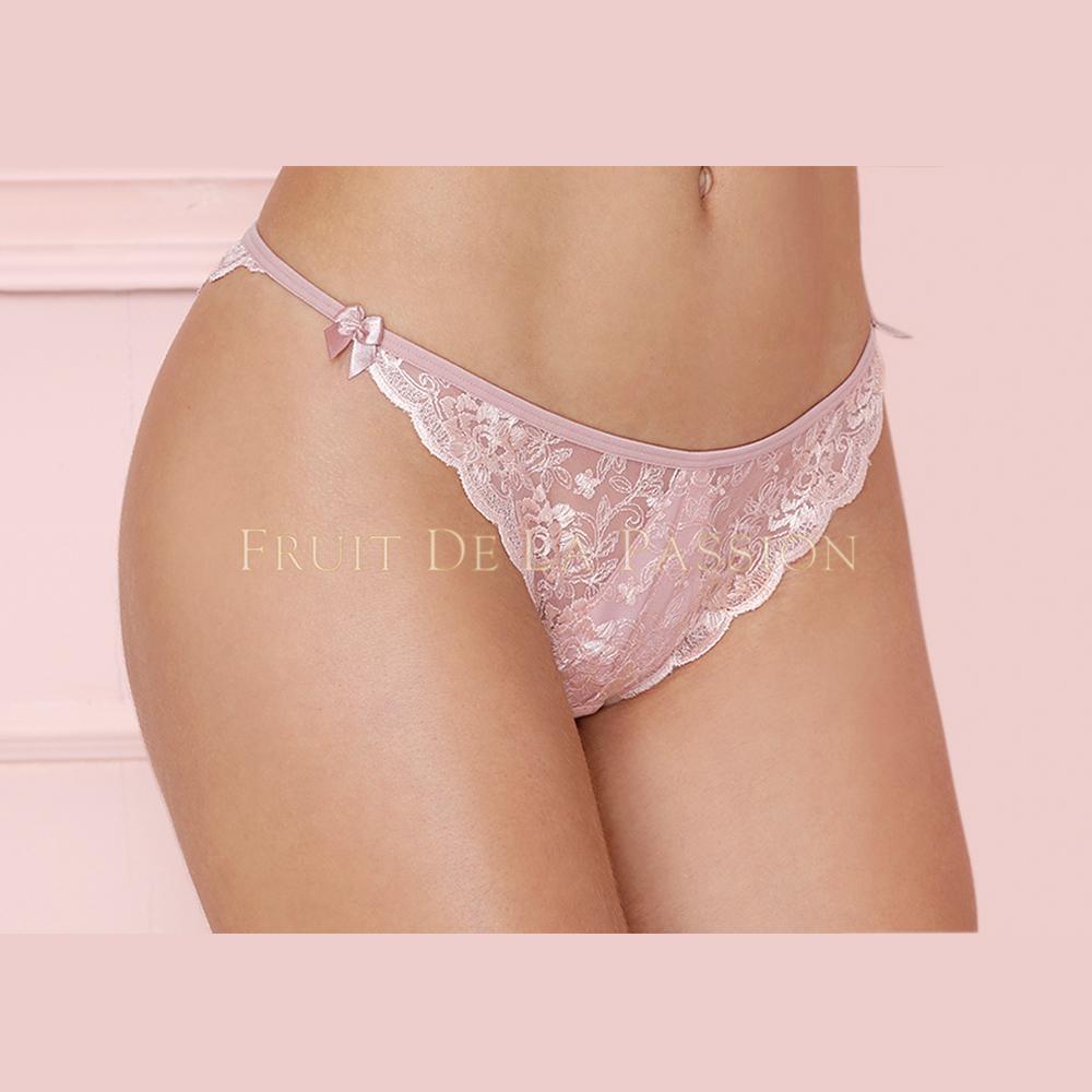 

Lara Show Thong Panty by Fruit De La Passion Luxury Lingerie -  White