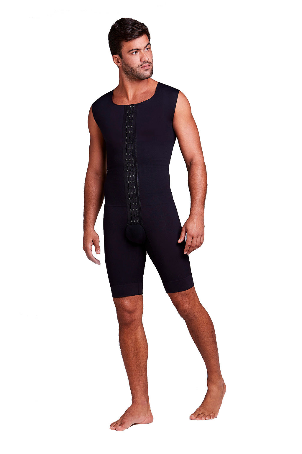 

Post-surgery Compression Jumpsuit Body for Men -  Natural