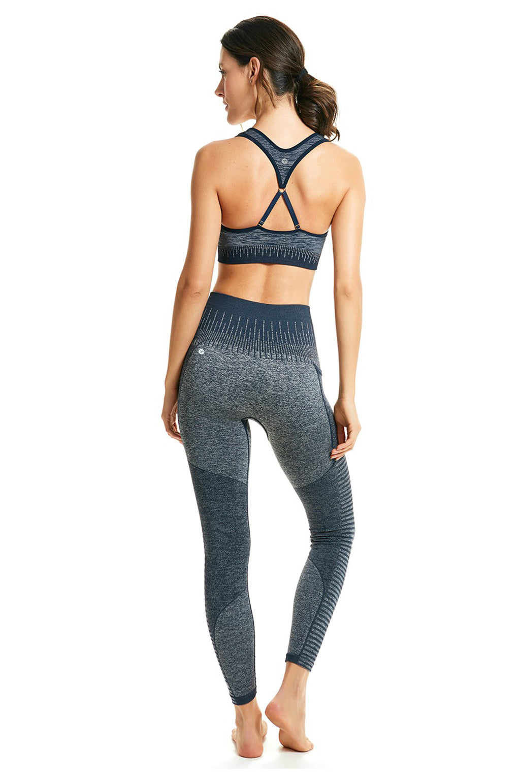 

FITNESS Legging with double and versatile waistband -  Rose