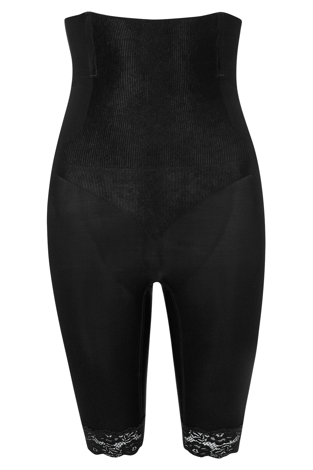mrulic shapewear for women tummy control women's high waist waist half mesh  traceless waist shaping pants black + xl 
