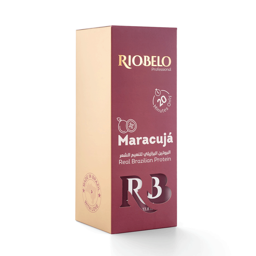 

Step 2 Professional Real Brazilian Hair Protein by RIOBELO - Maracuja FOR Normal and Curly Hair - 1L