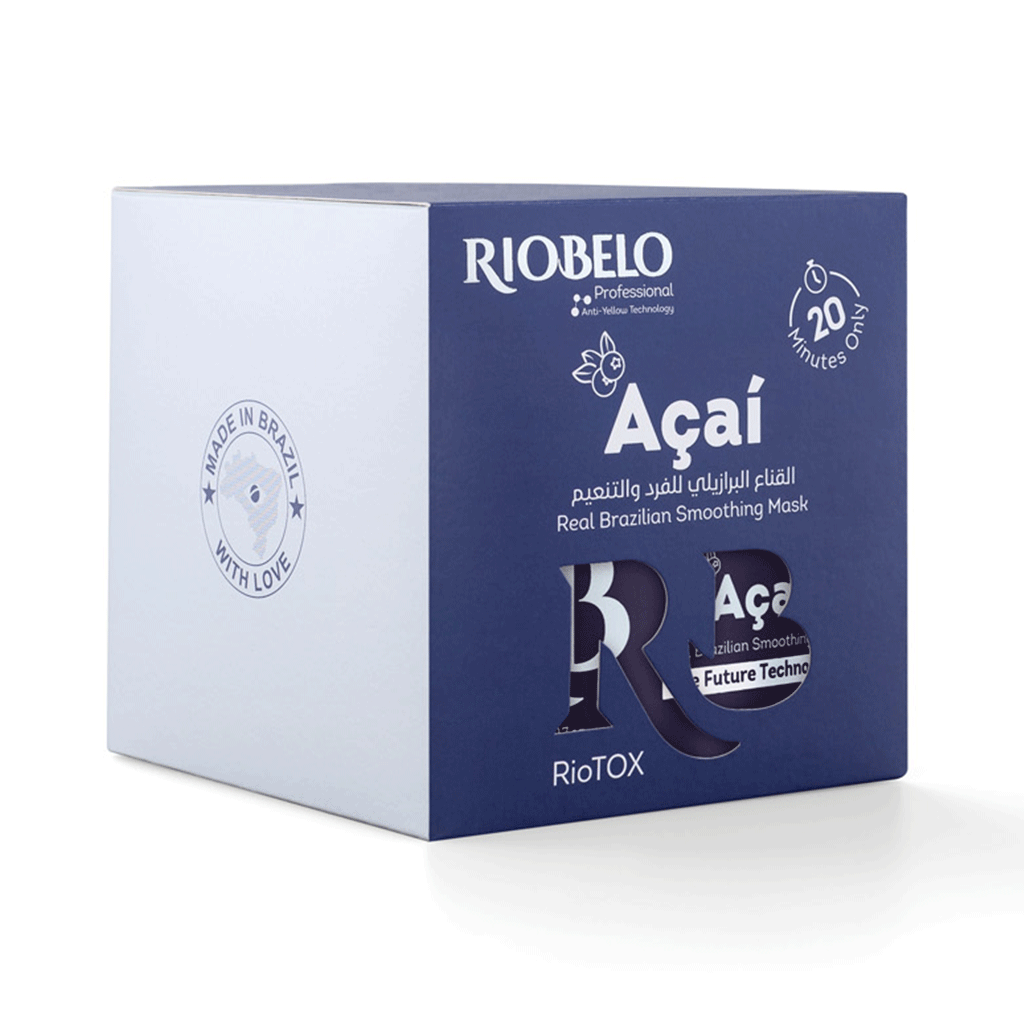 

Hair Botox - RioTox Professional Real Brazilian Smoothing Mask by RIOBELO - Acai FOR Blond/DYED HAIR - 1KG