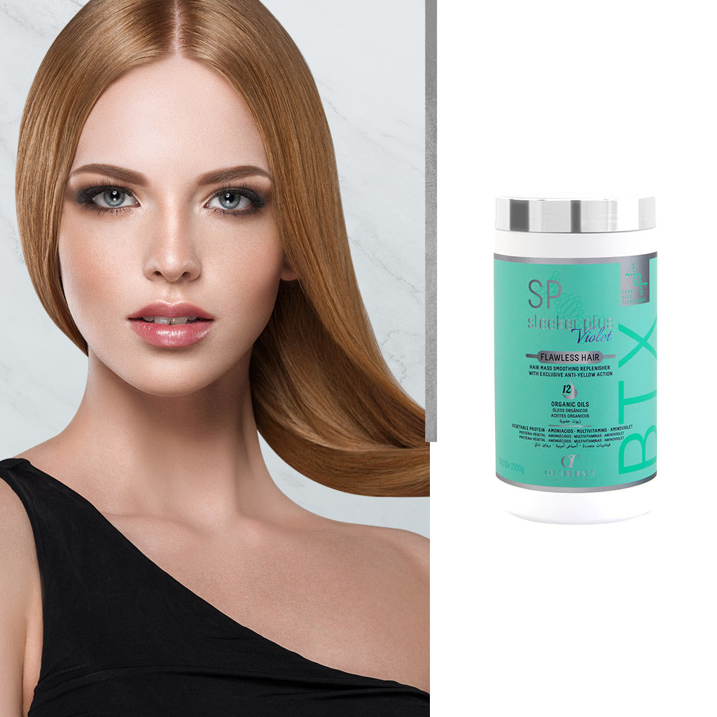 

Sleeker Plus Violet Flawless Hair Mass Smoothing Replenisher Botox Mask - For Blond/Dyed hair