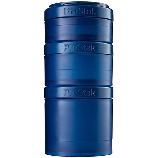 GoStak 2 Piece Starter Containers Blender Bottles Blue 150cc qne