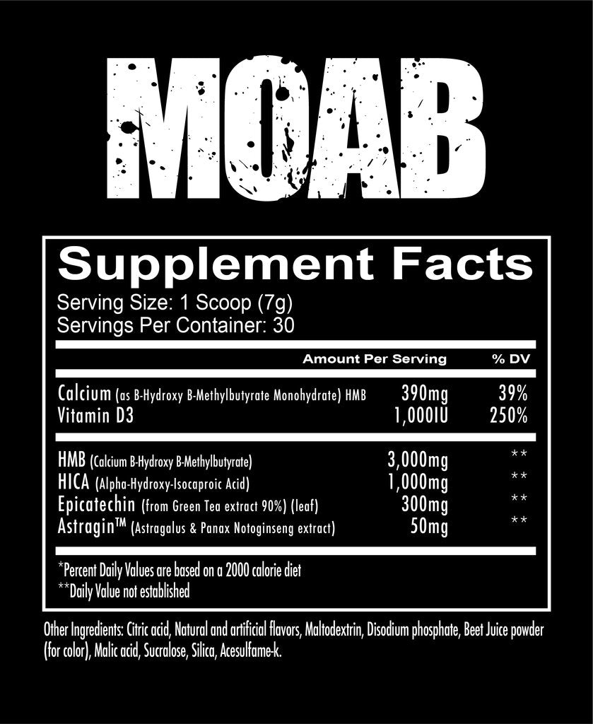 Redcon1 MOAB - MUSCLE BUILDER (30 SERVINGS) – Couz-Nutri