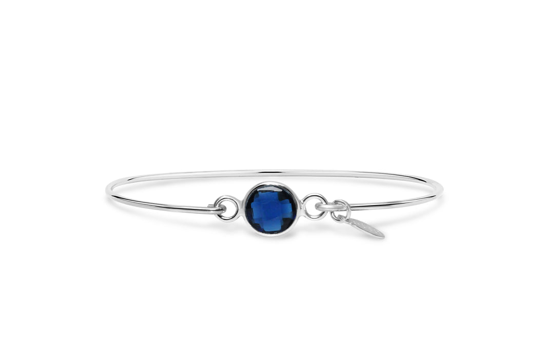 Signature Skinny Bracelet Sapphire – Stia Jewelry