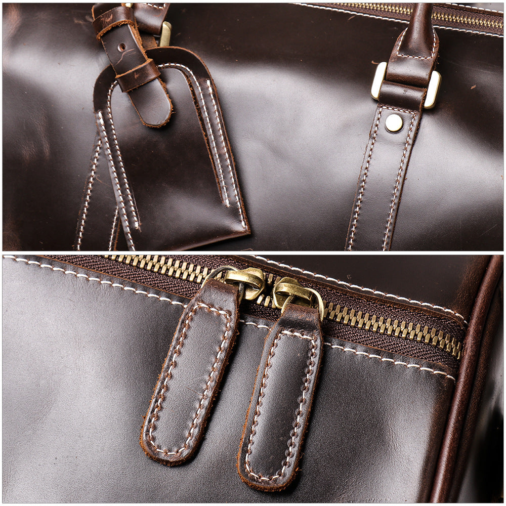 Douglas Genuine Leather Travel Duffle Bag – Yauoso