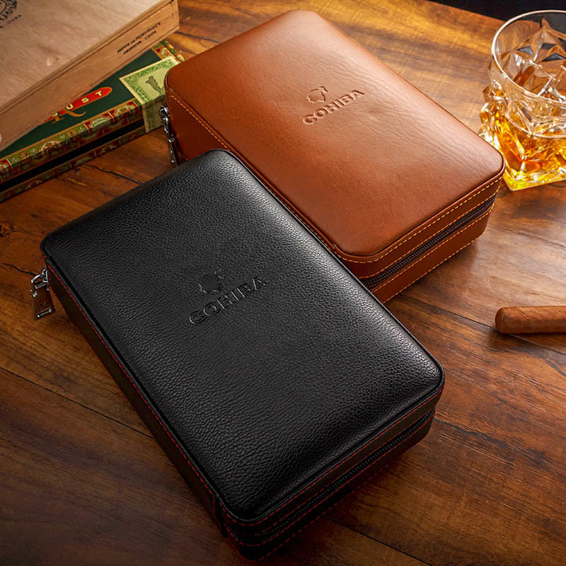 COHIBA Classic Leather Travel Cigar Case – Cigar Nation