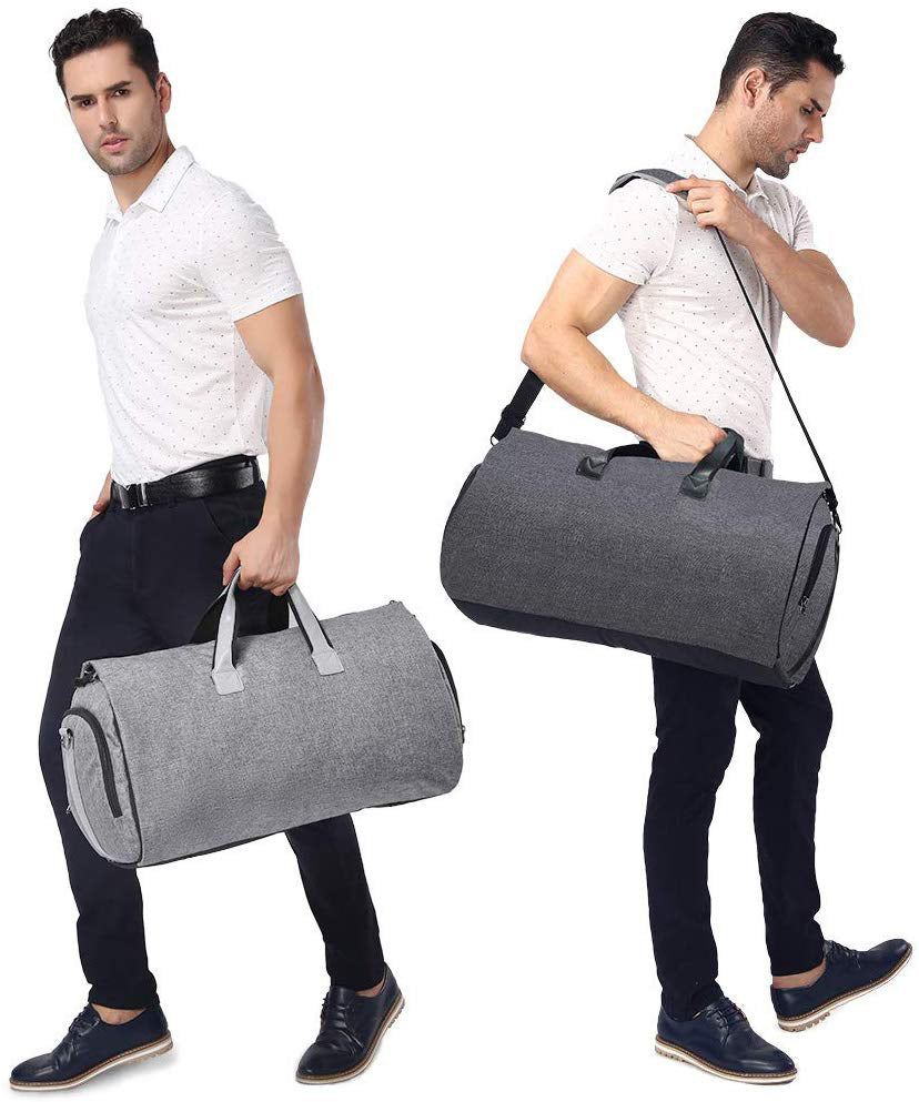 Carry-on Garment Bag Duffel Bag Suit Travel Bag Weekend Bag Flight Bag with  Shoe Pouch