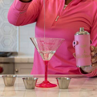 Golftini Pink Birdie Bottle Golf