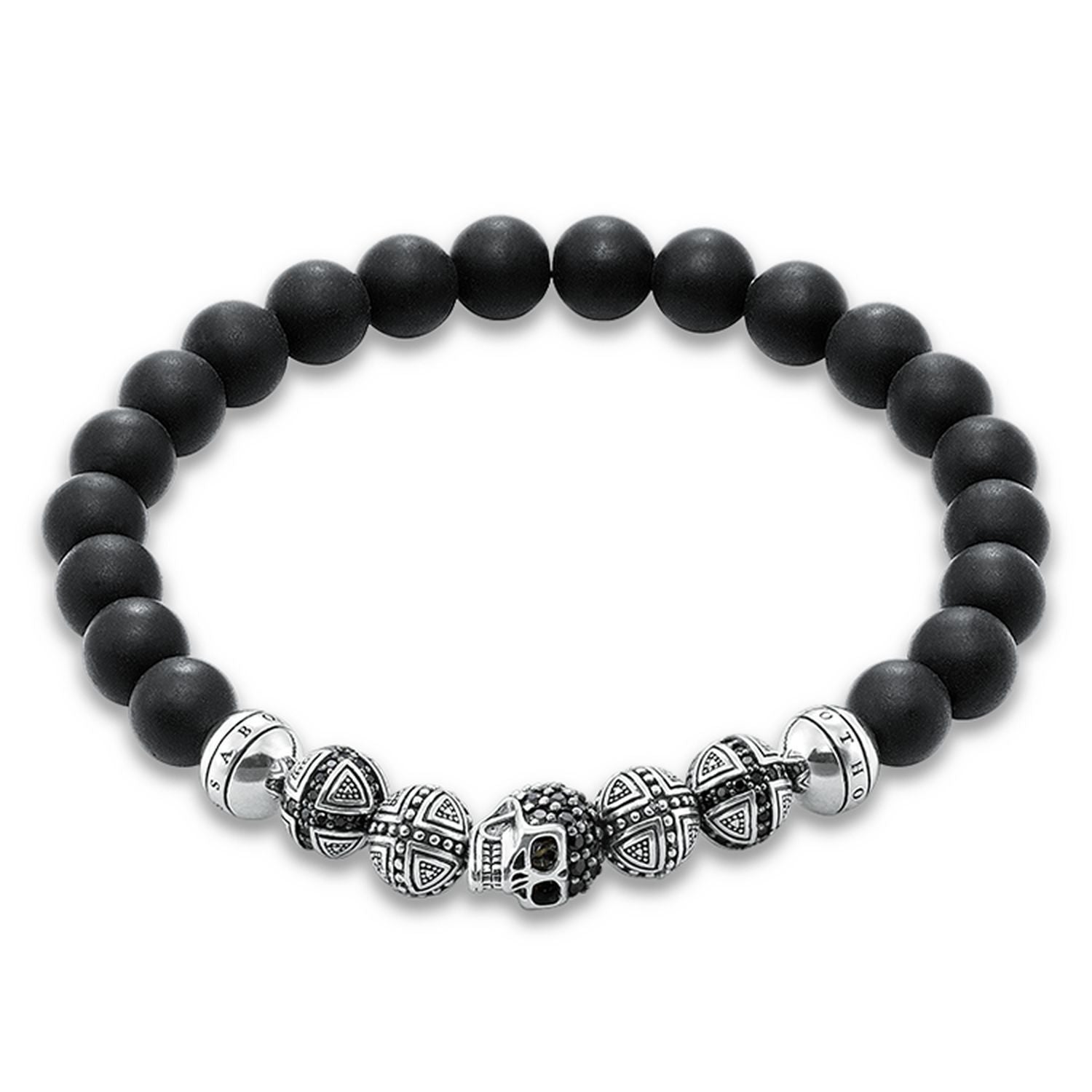 Skull Bracelet Sterling Silver M (17 Cm) Thomas Sabo