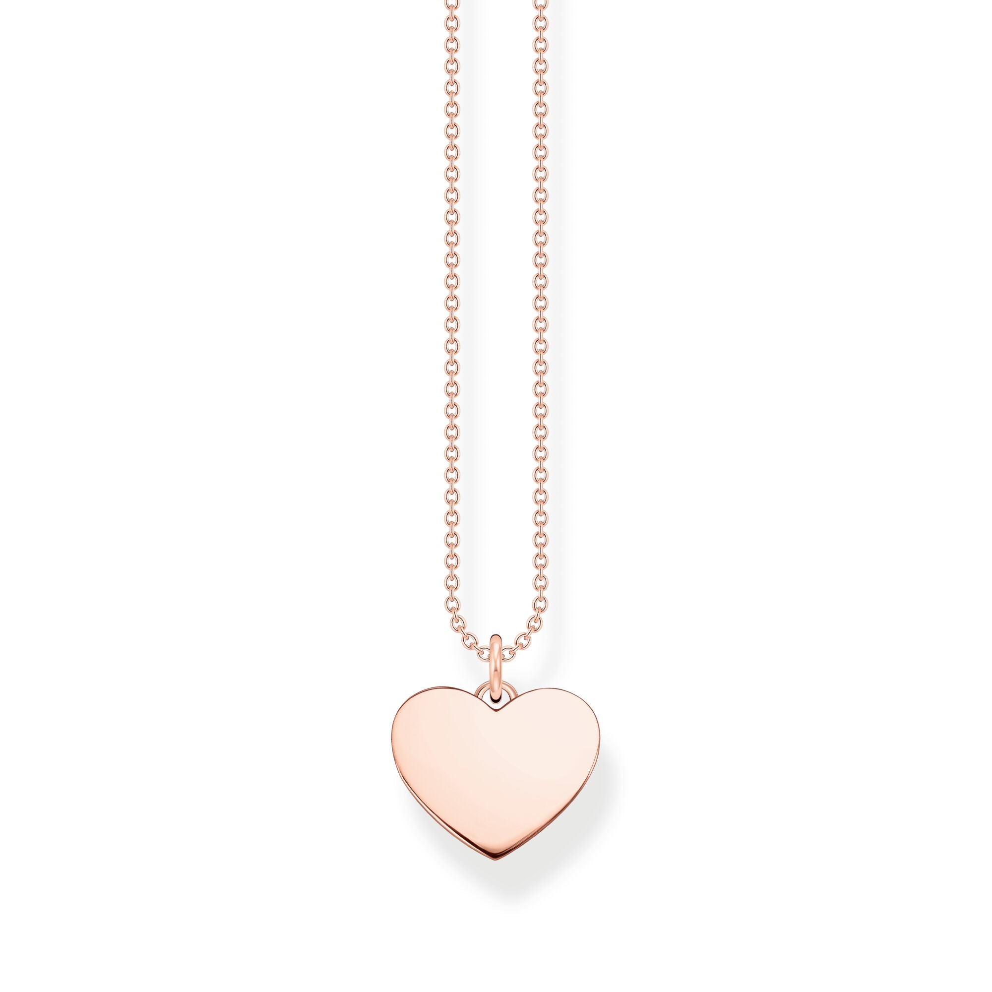 thomas sabo necklace heart rose gold l45v
