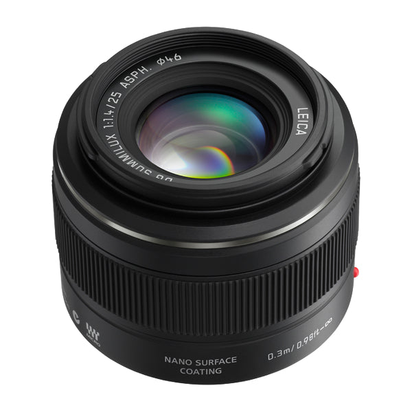 Panasonic Leica DG Summilux 25mm f/1.4 ASPH. Lens – Reef Photo & Video