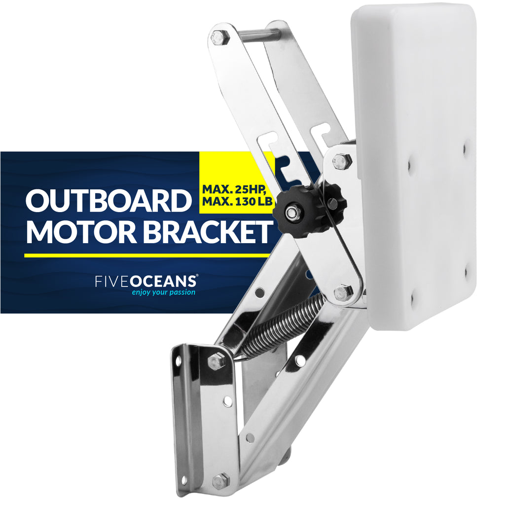 outboard motor bracket for sailboat