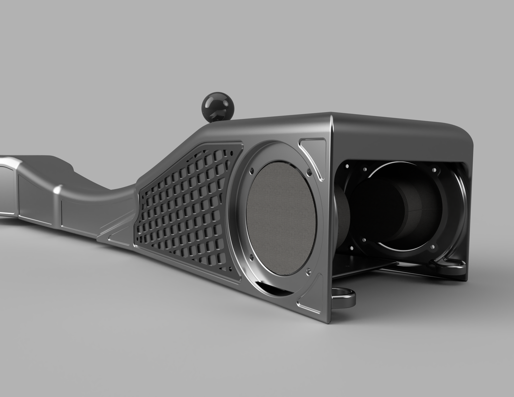 3d printed center console speaker grill