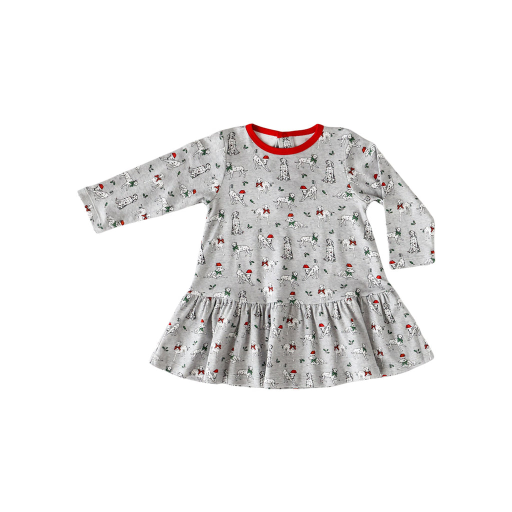 Holiday Dalmatian 2-Piece Pajama with Ruffle