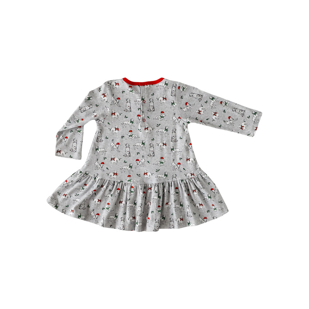 Holiday Dalmatian 2-Piece Pajama with Ruffle