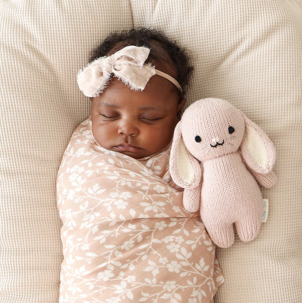 Itzy Lovey™ Plush and Teether Toy - Ana the Bunny