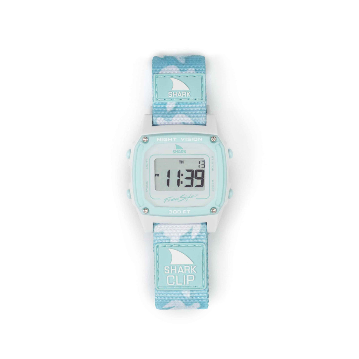 SHARK CLASSIC CLIP TRIPPY TURTLE AQUA