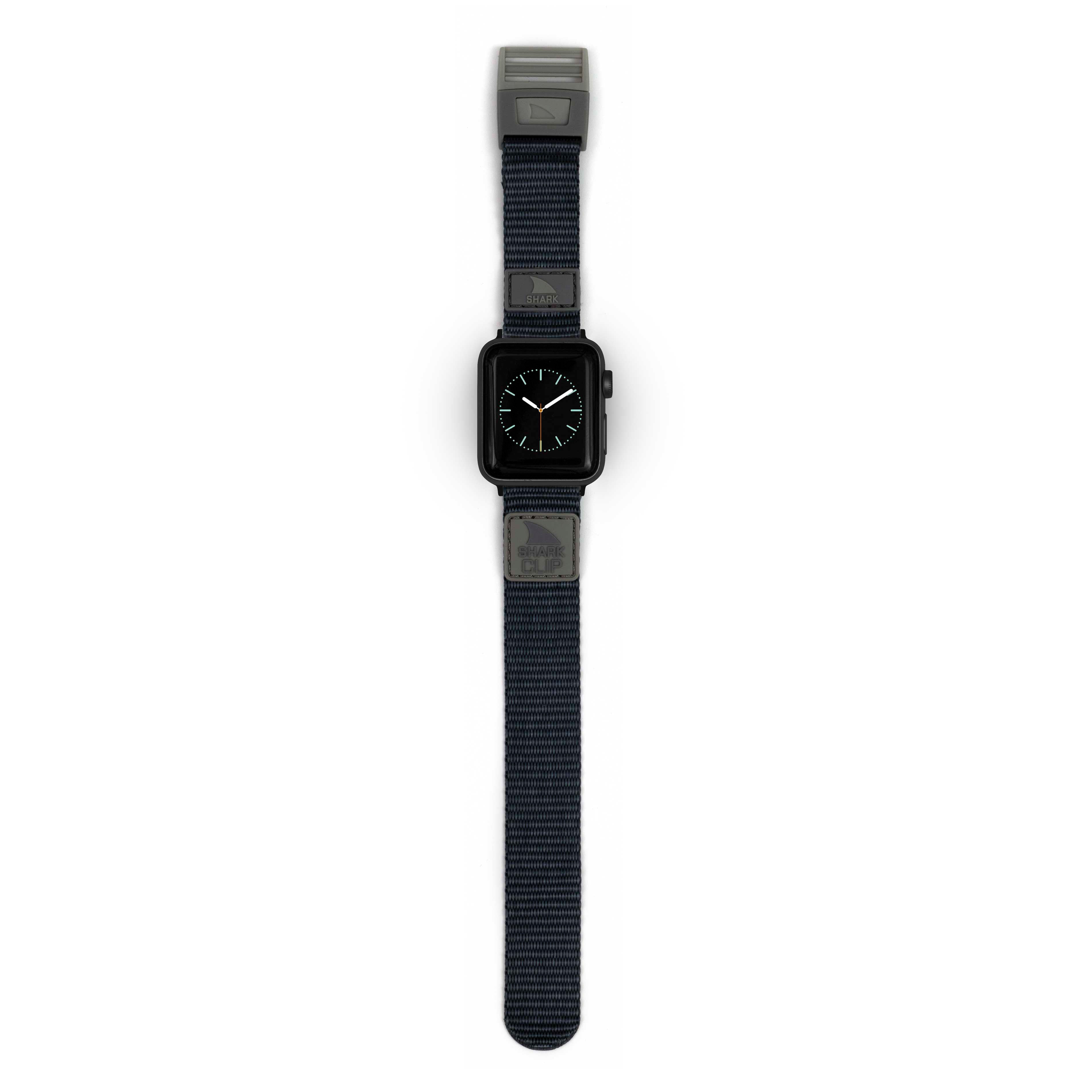 One-Piece Black Nylon Strap & Steel Buckle – Wolbrook Watches