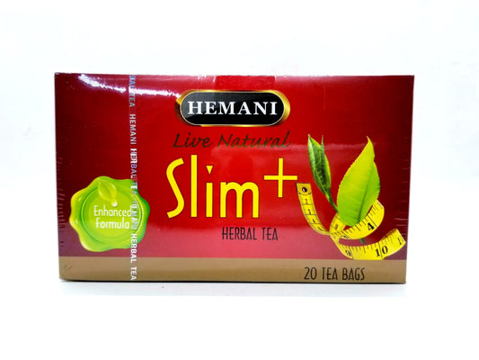 Hemani Ultra Slim Green Tea with Green Apple (Pack of 10 Bags x 2