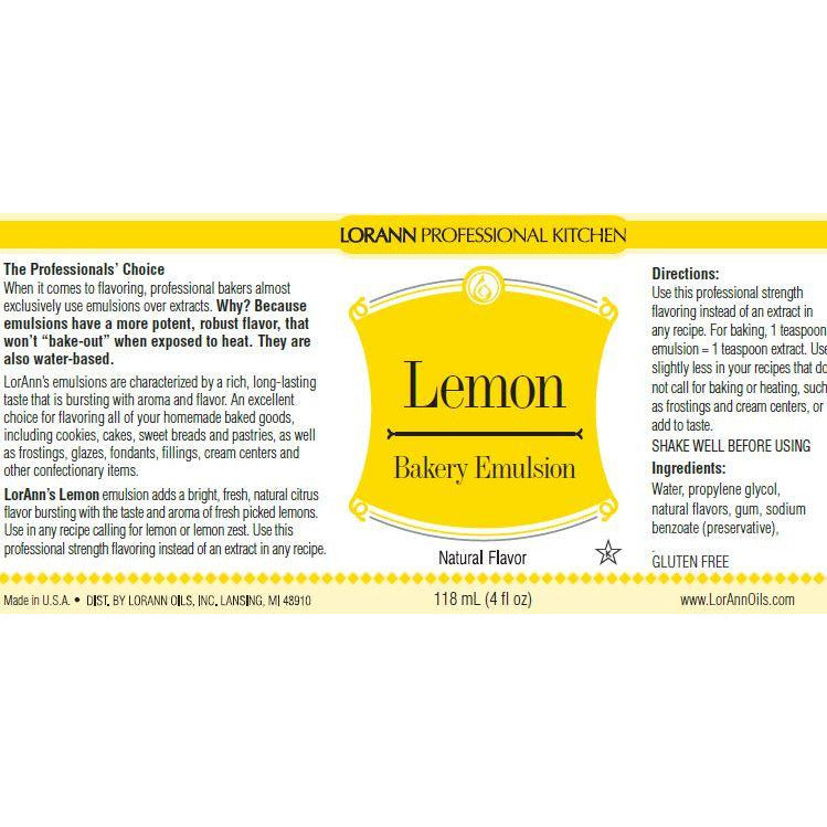 lemon emulsion