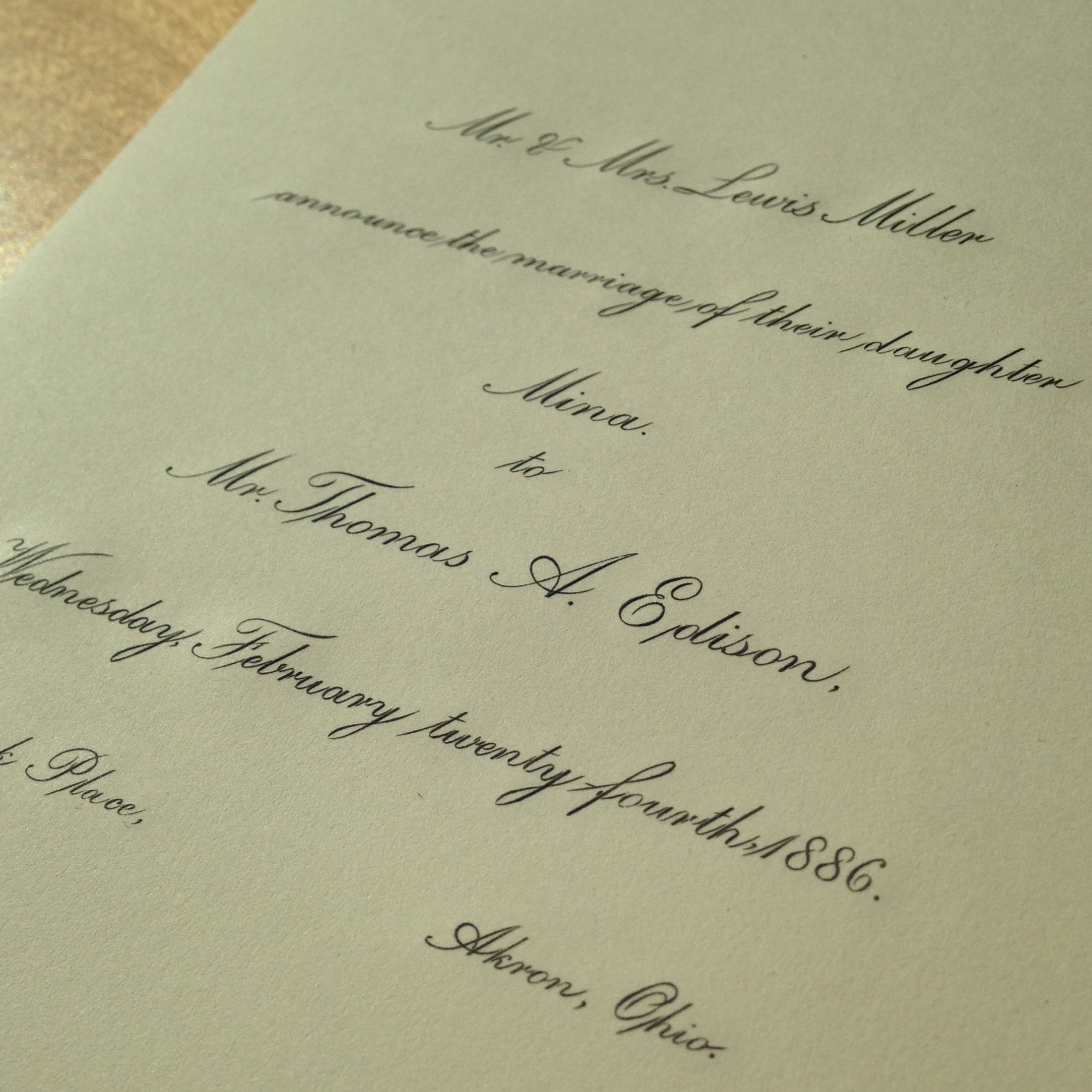 Invitations – Dempsey & Carroll