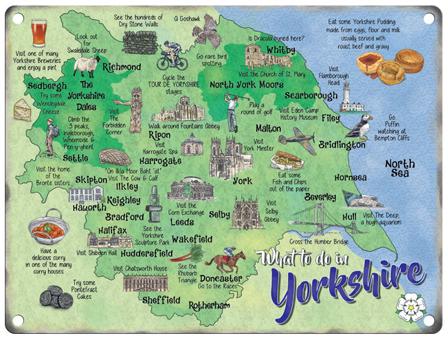 yorkshire towns to visit map