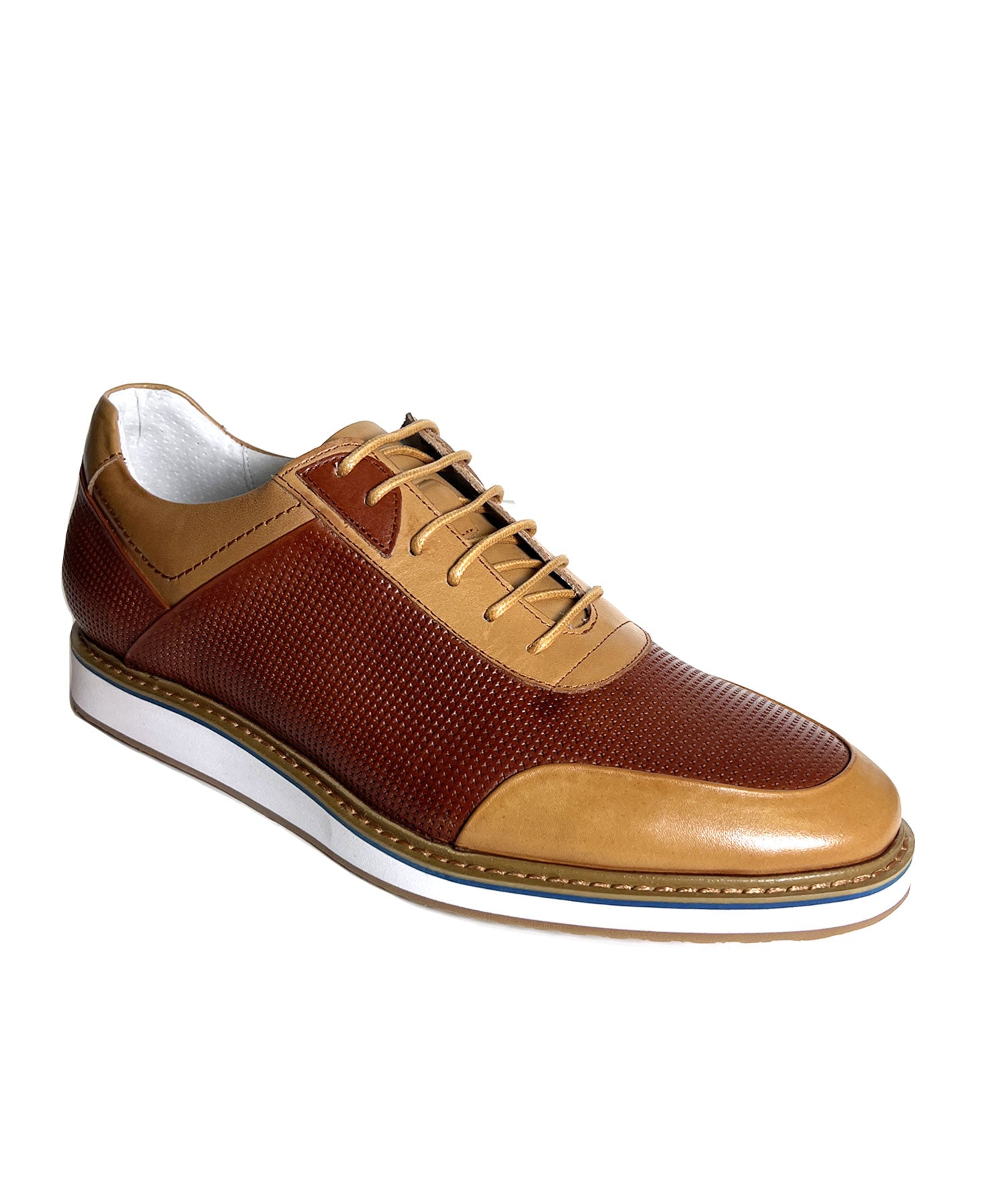 Giovanni Lorenzo Leather Shoe - Cognac Tan– MDZ Menswear