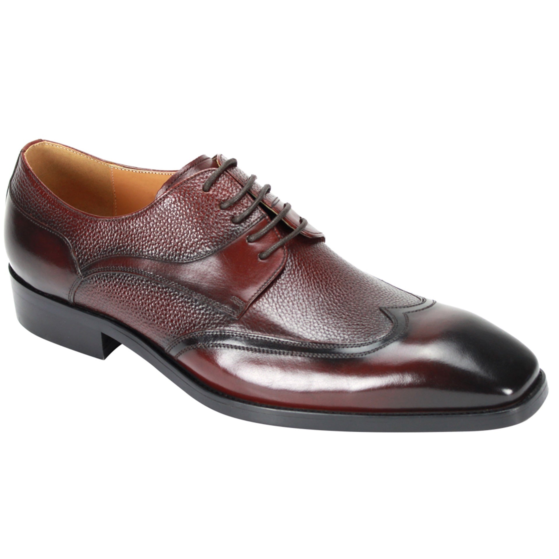 burgundy wingtip dress shoes