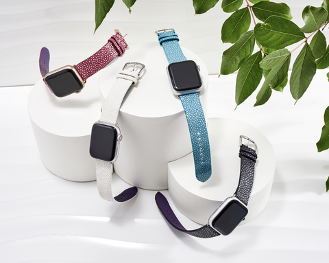 Galuchat stingray Apple Watch bands