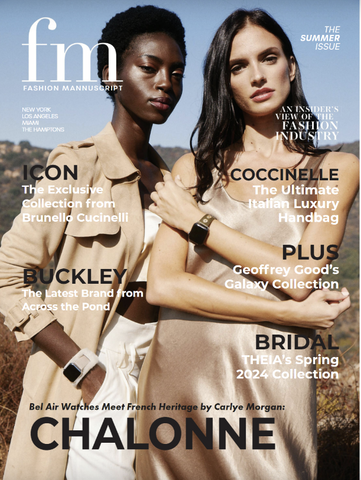Chalonne Luxury Apple Watch Bands on The Cover of Fashion Mannuscript