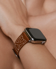 Sedona in brown Apple Watch band