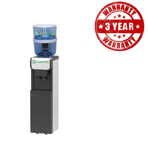 Awesome Water Cooler: Free Standing Cold & Ambient Dispenser - Available in Black or White