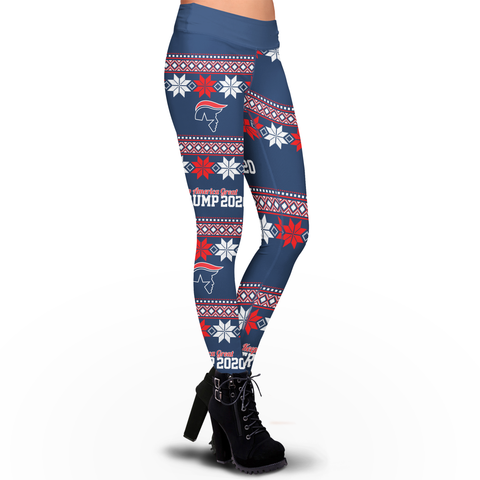 Trump 2020 KAG Snow Flakes Leggings