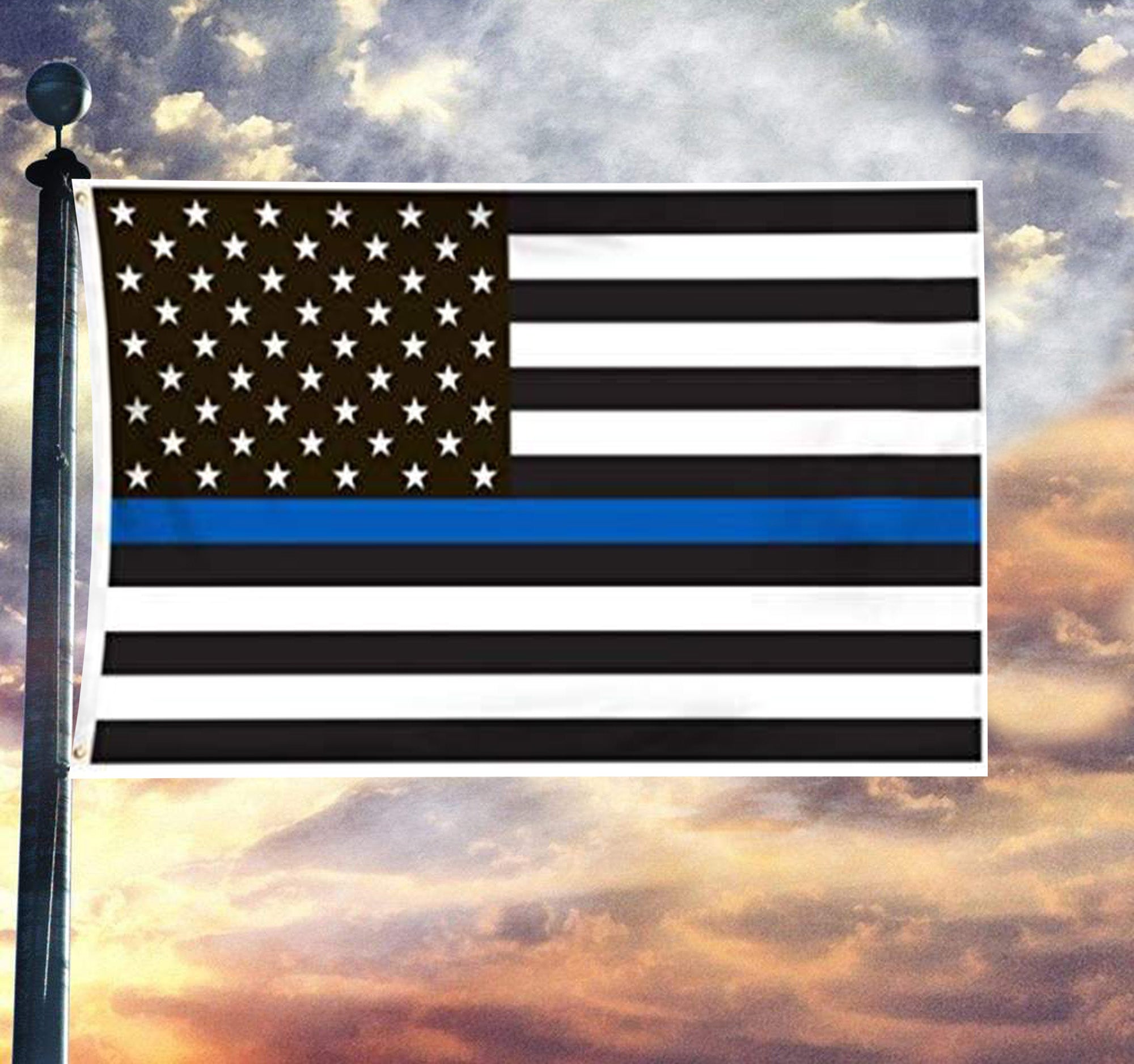 Thin Blue Line Flag – Respect The Look