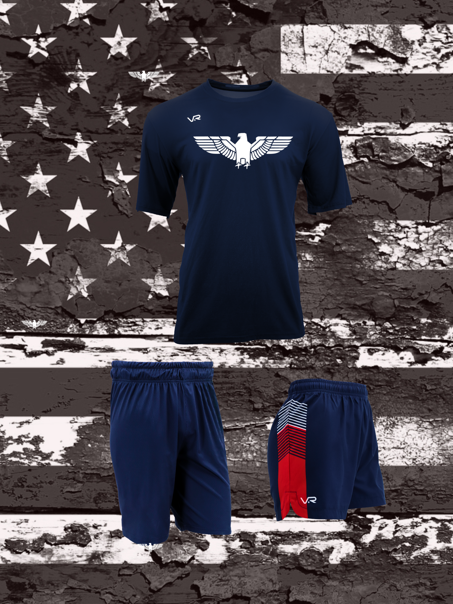 Commander Team Package featuring Custom T-Shirt and Athletic Shorts