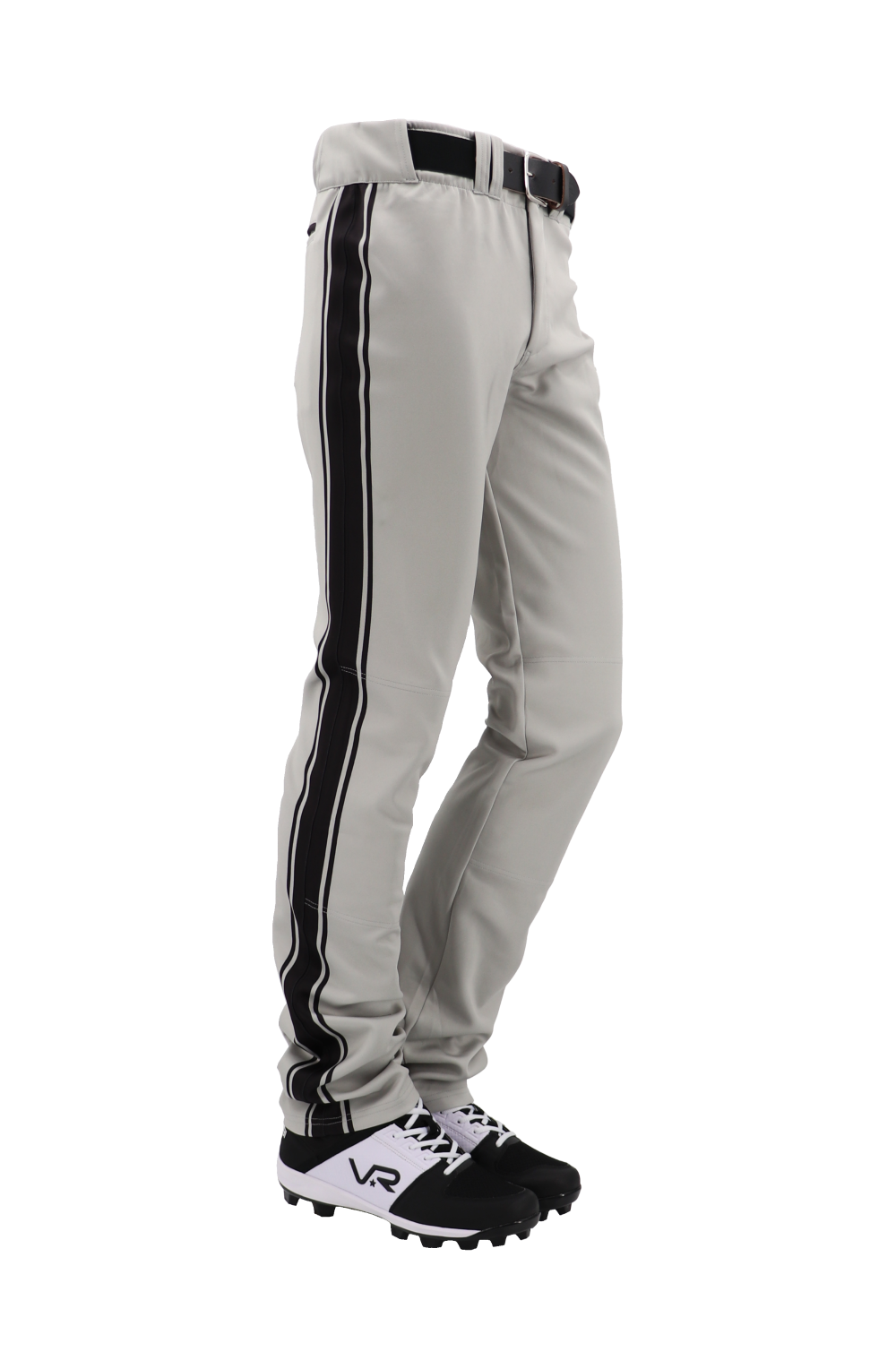 Custom full dye sublimated Baseball Pants with custom stripe design showcasing full dye sublimation capabilities