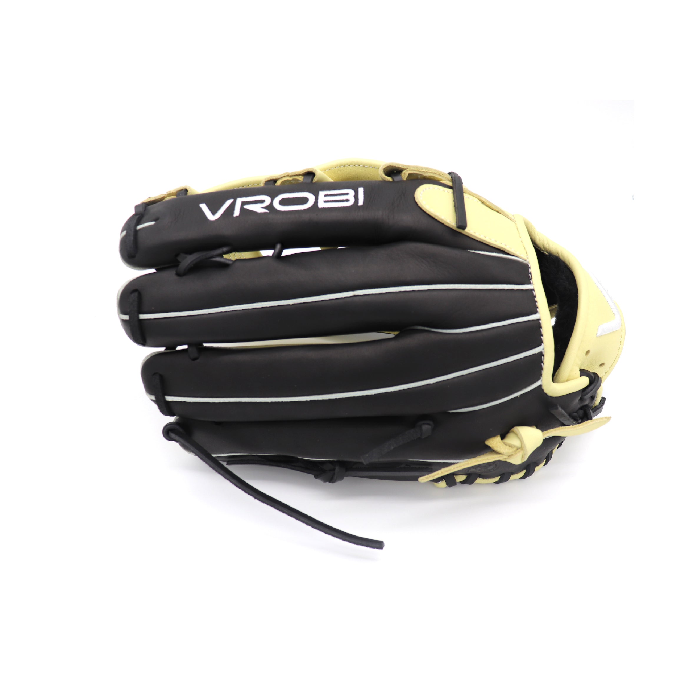 One Nation Rht 13 Inch H Web Fielders Glove Camel Black White Vrobi Sports