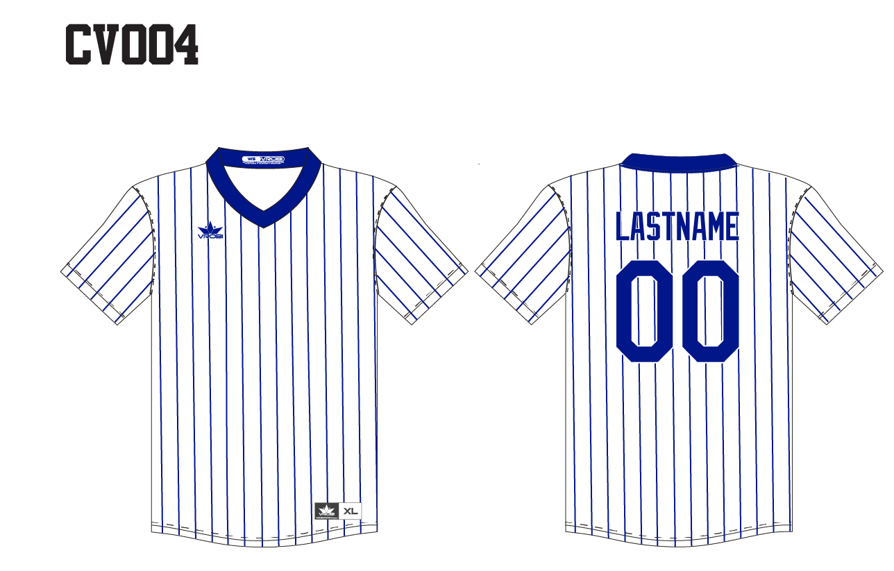 Ladies Pinstripe V-Neck Custom Softball Jersey