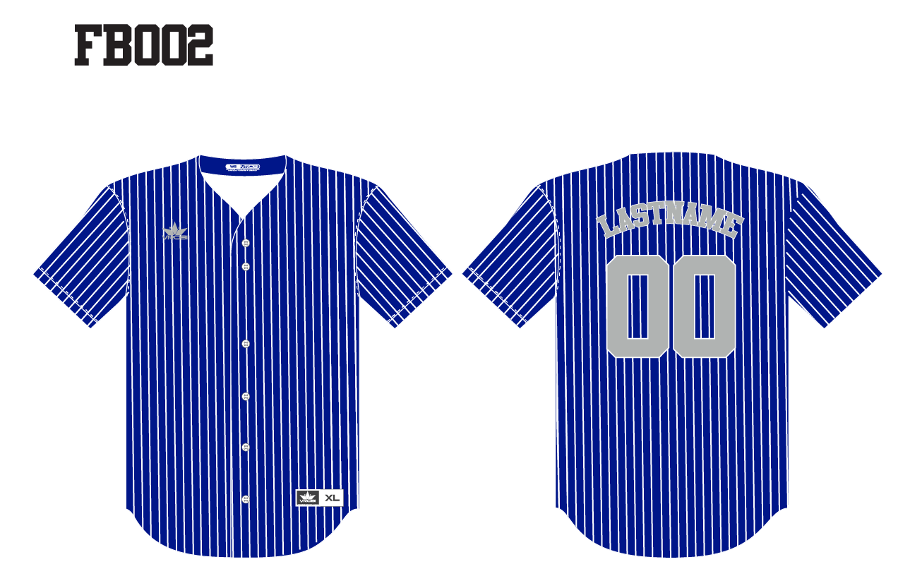 1066 | Pinstripes Full Dye Sublimation Softball Jersey (lettering included)