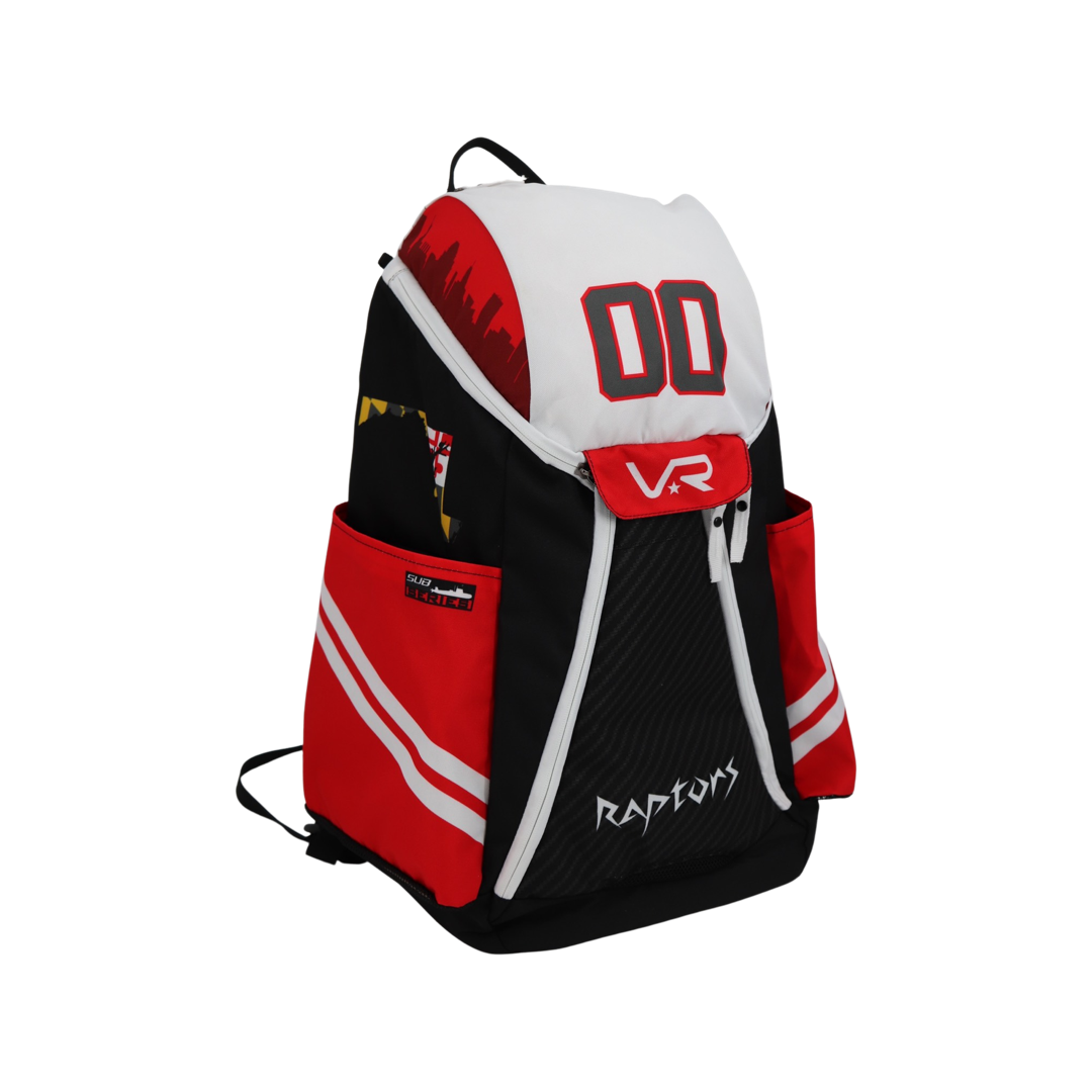 Custom Basketball Backpack with large compartments.