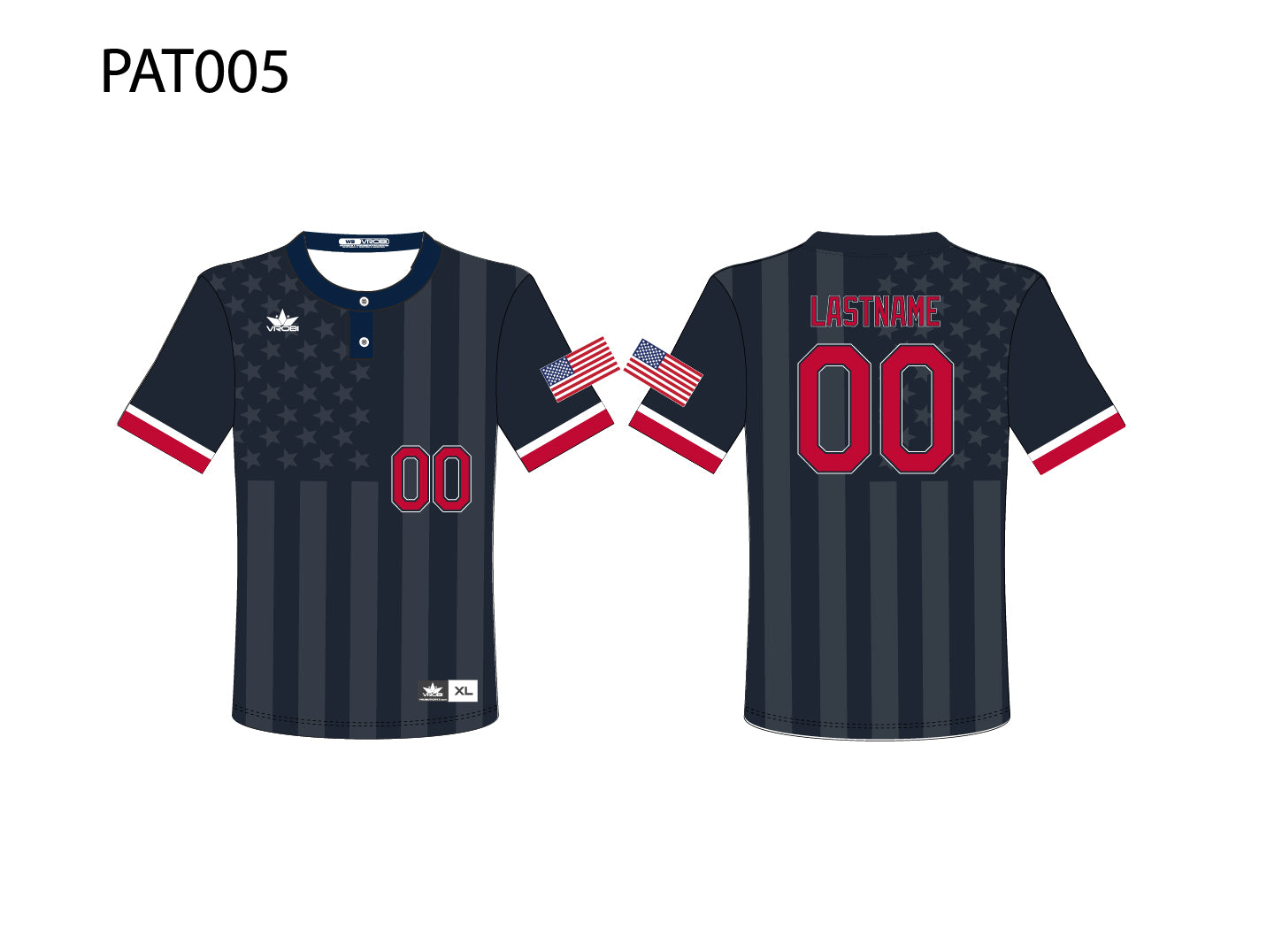 patriotic youth baseball jerseys